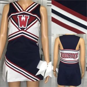 Cheerleading uniform Woodstock adult xs